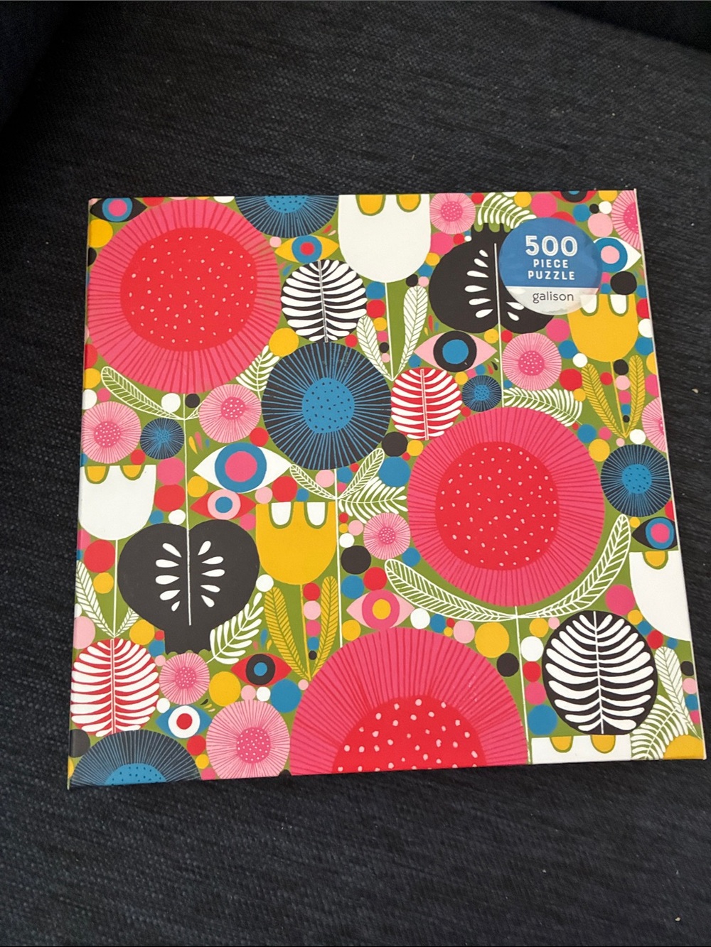 Galison Eyes in the Garden 500-Piece Floral Pattern Puzzle